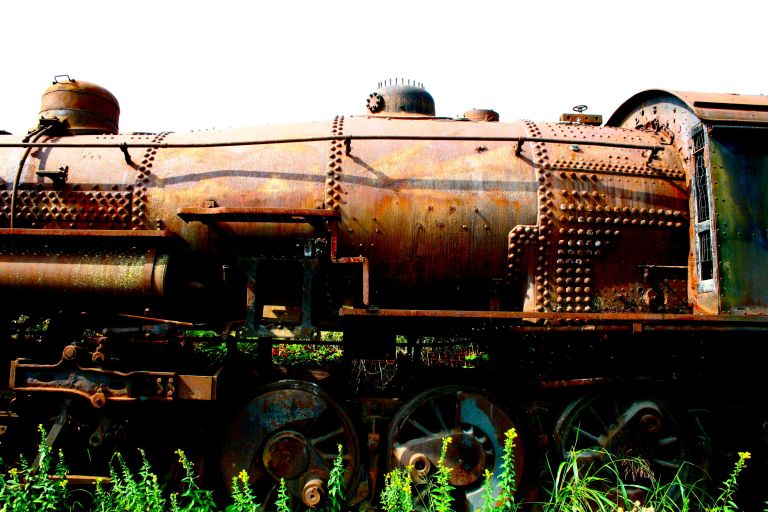 The Norfolk & Western Roanoke Shops were famous for manufacturing steam locomotives.