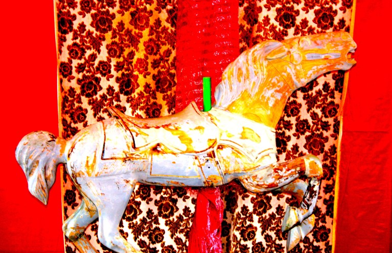 Work in progress - Buffalo Brothers 1915 Spillman Engineering wooden carousel restoration.